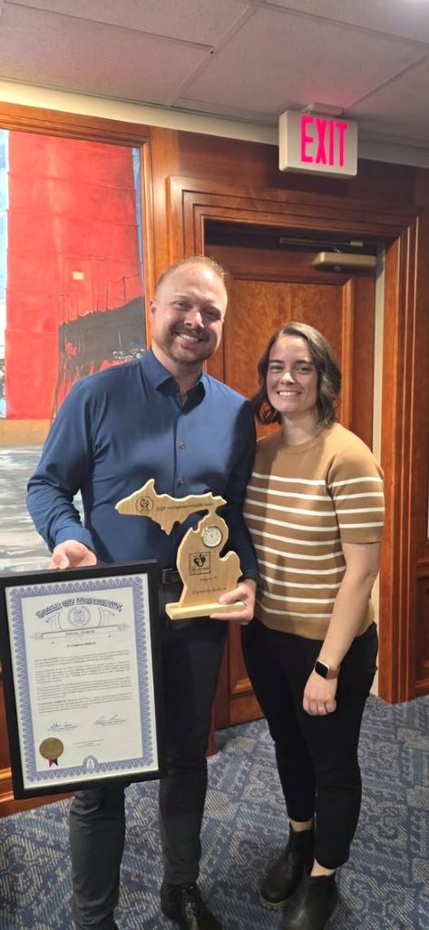 Cameron Bullock Receives Hometown Health Hero Award